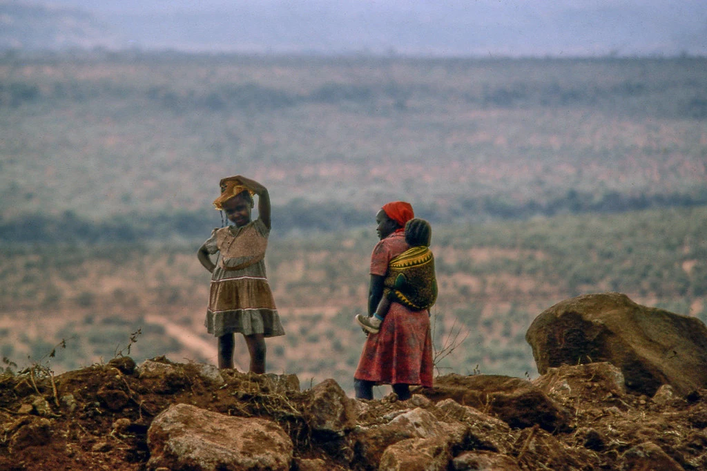 Children Overseeing The Rift Valley