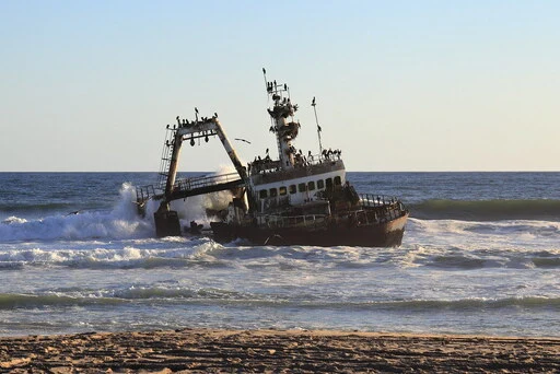 Shipwreck Zeila at Skeleton Coast