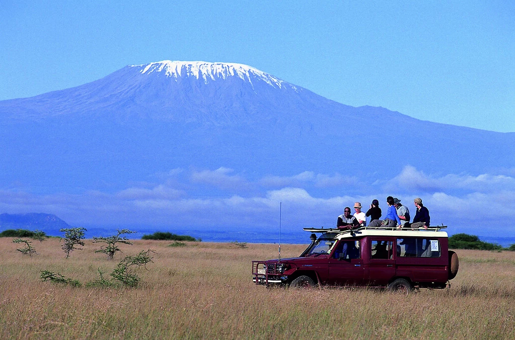 Mount Kilimanjaro view from Kenya.