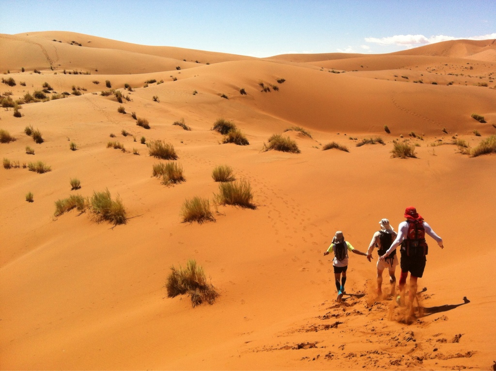 Tourist in Namib Deserts