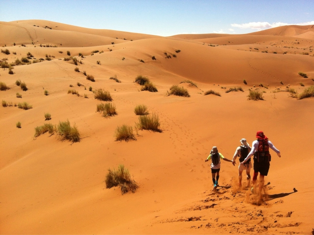 Tourist In The Namib Desert
