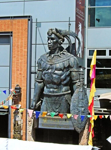 Shaka Zulu Statue In Camden Market